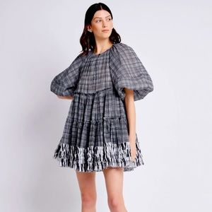 NWT Aje Momento Smock mini dress